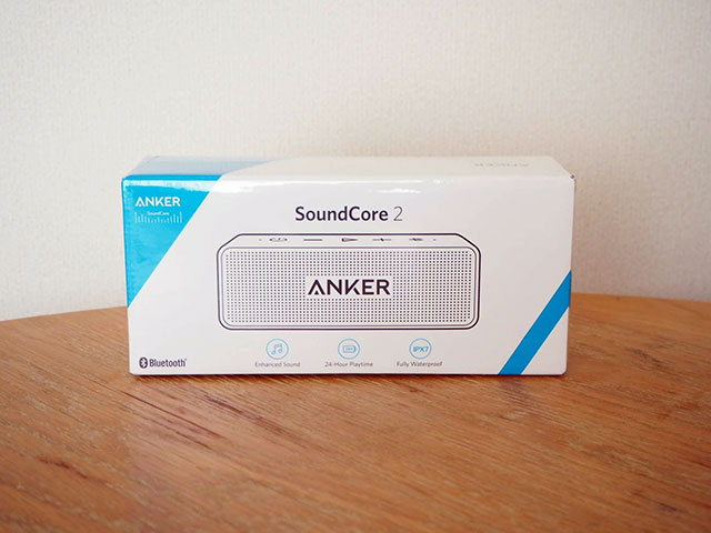 Anker「Soundcore2」の外箱